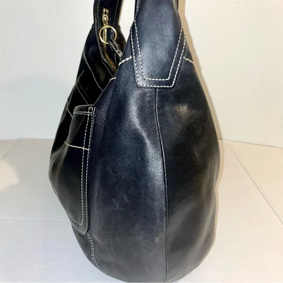 Coach Ergo Legacy Black Leather Shoulder Bag - Picture 5 of 11